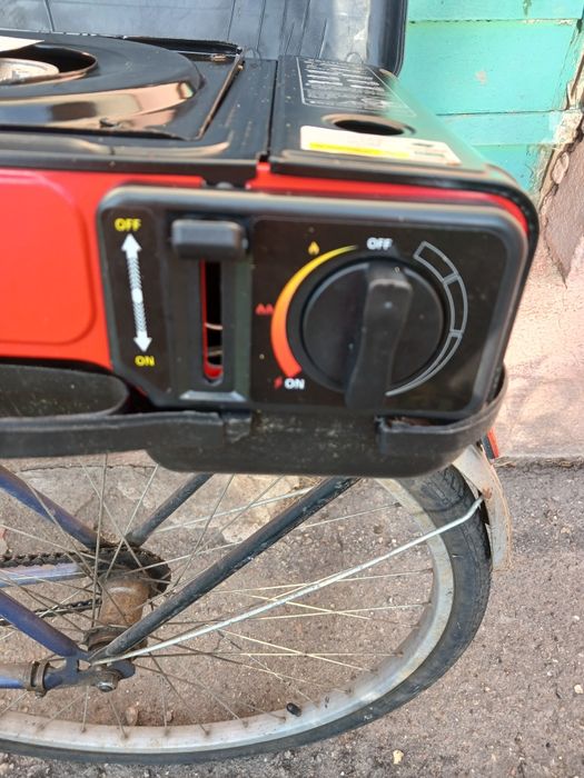 Портативна газова плита в чемодані