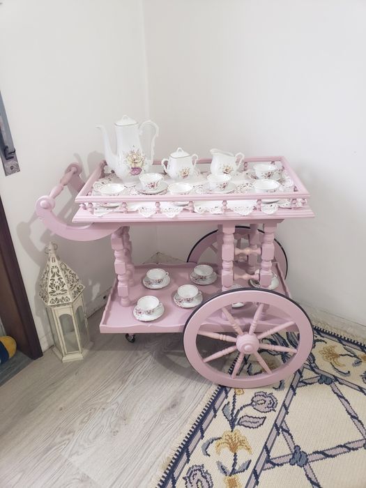 carrinho chá  vintage