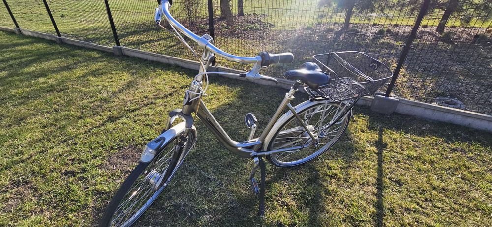 Rower Gazelle - kolor srebrny