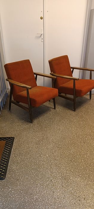 Fotele PRL lisek Radomsko do renowacji
