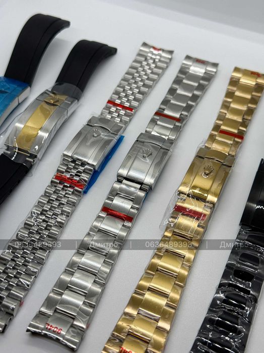 Браслеты и ремешки для часов Rolex / кожаные ремешки Ролекс