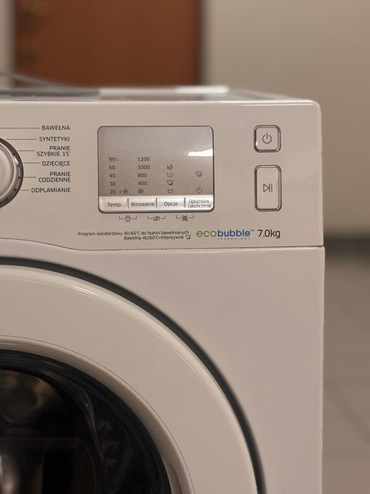 Pralka samsung ecobubble 7kg warszawa