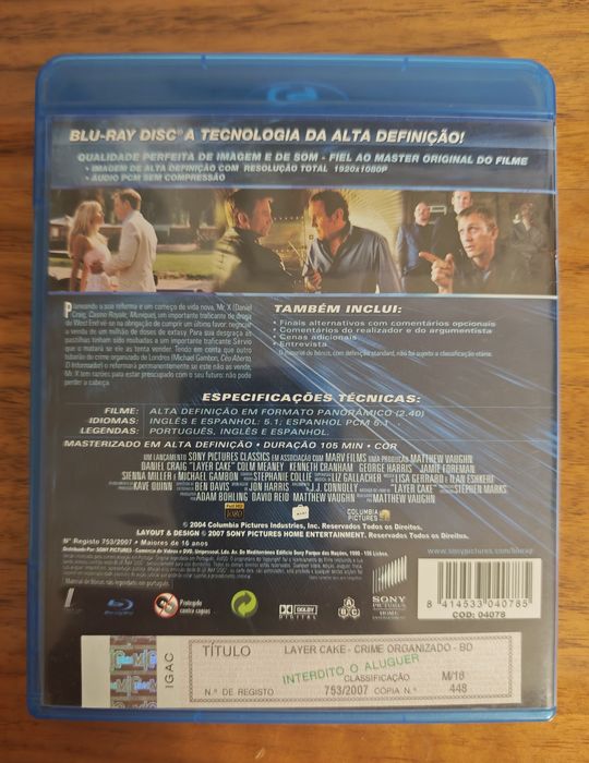 Blu-ray "Layer Cake" e "Hitman"