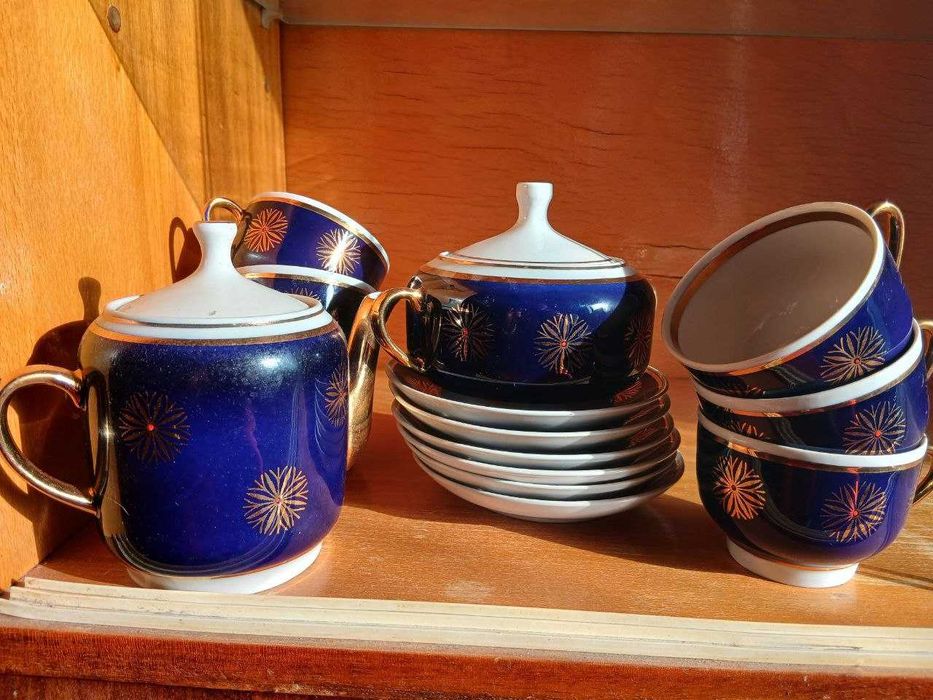 Продам чайний сервіз ДОВБИШ кобальт 1972 рік