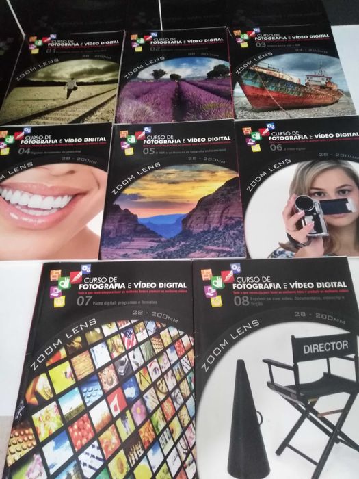 Curso de Fotografia e Vídeo digital 32 Cds + 8 Livros ( Completo ).