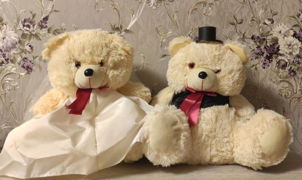 Весільні медведі іграшки