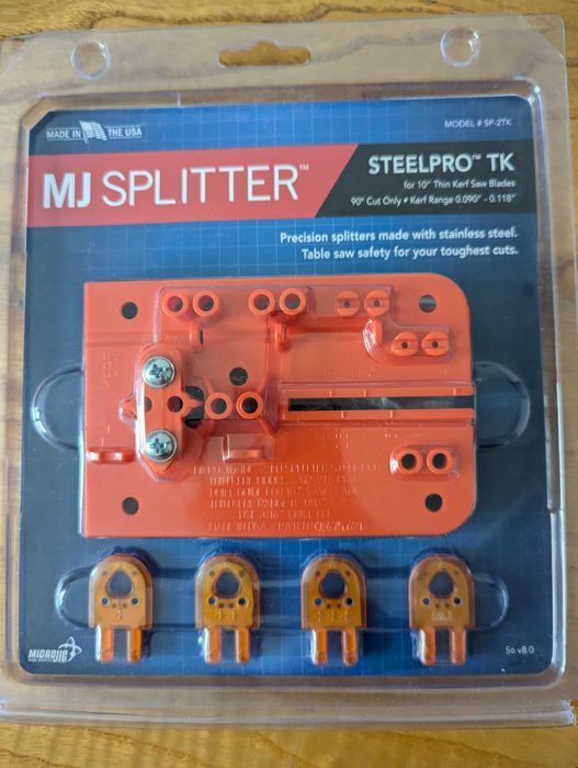 Klin rozdzielający do piły stołowej MJ Splitter SteelPro TK MicroJig