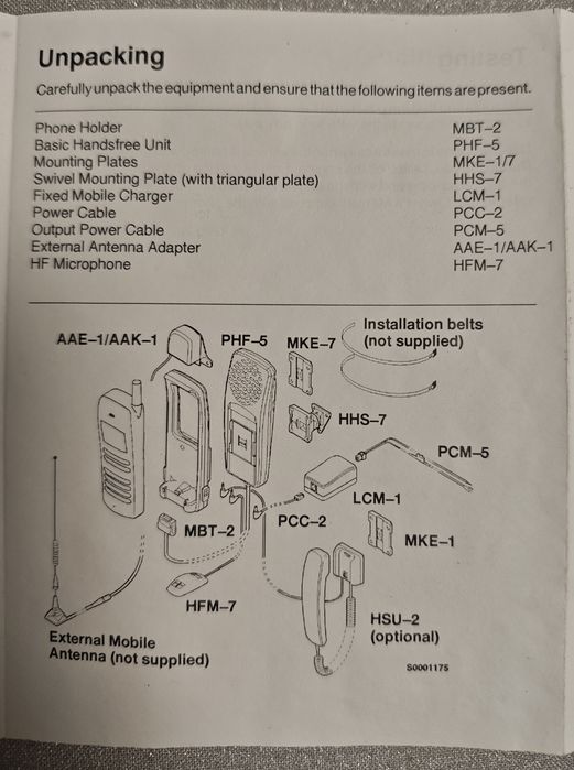Kolekcjonerski zestaw głośnomówiący Nokia 1610, cark  85