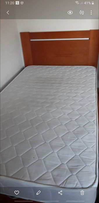 Cama solteiro + colchao