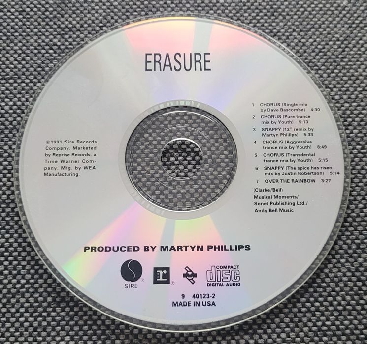 Erasure USA CD Chorus Maxi Single