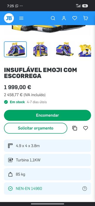 Insuflável profissional ÚLTIMO PREÇO
