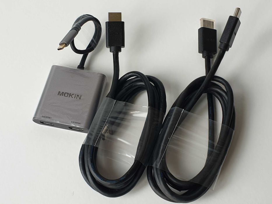 адаптер   USB-C to Dual HDMI MOKIN MOUC0703C кабель HDMI Dell