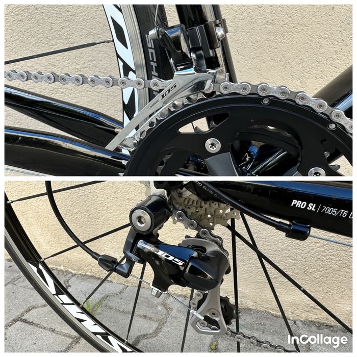 Rower Szosa Kolarzówka Rose Pro Sl Shimano 105 Mavic Cosmic