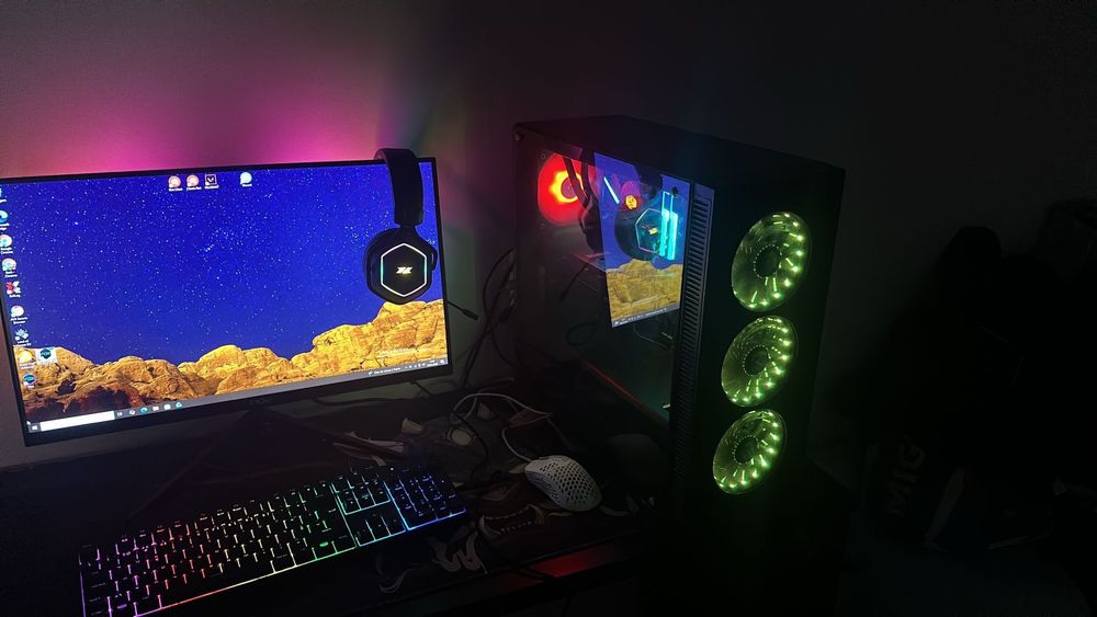 Setup Completo Rx6600XT c/Monitor Gamer 200hz