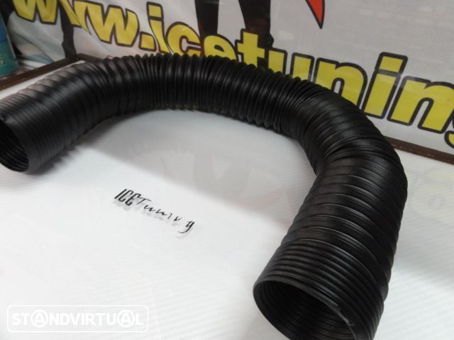 Tubo maleável em plástico com 65mm ou 75mm de diâmetro c/1metro de comprimento