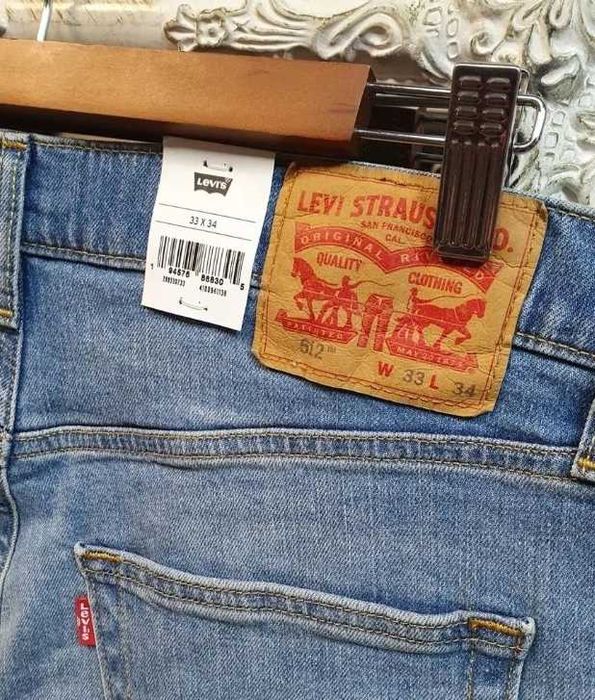 Джинси Levis 512 оригінал W30 L32