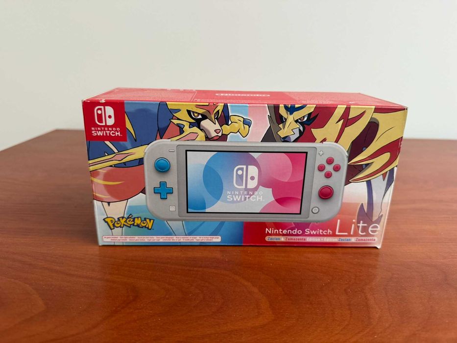 Nintendo Switch Lite Zacian & Zamazenta - jak "nowa"