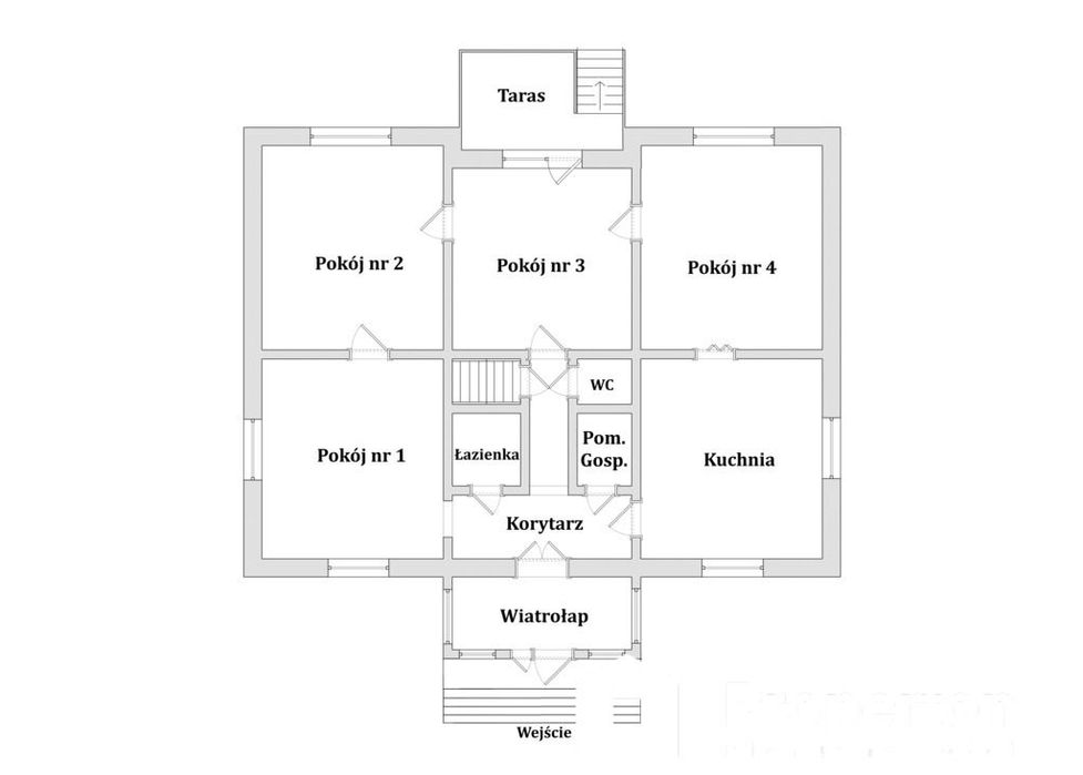 Dom 110m2 z działką 3700 m2 Janinów 4 pokoje
