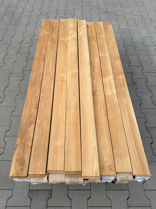 Deska tarasowa Teak 20x90/120x1500mm  Fas KD