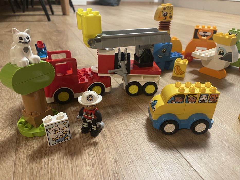 Wielki Zestaw Klocków LEGO duplo 10969, 10851, 10863, 10195,10953