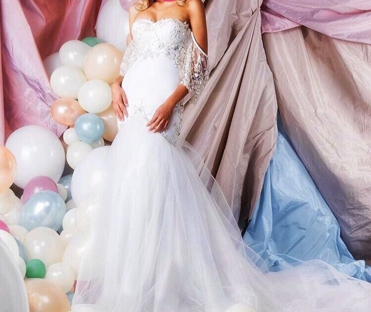 Ексклюзивна дизайнерська сукня-рибка,Свадебное платье