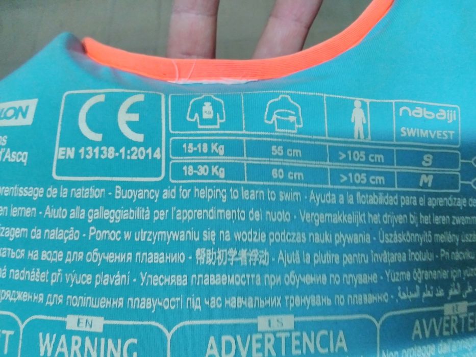 Colete Salva Vidas ou boia de piscina