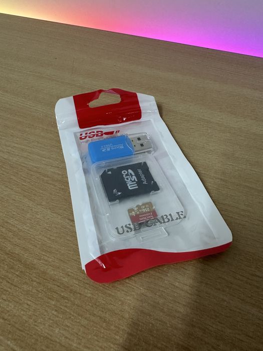 Adapter pendrive karta microsd 256gb nowe