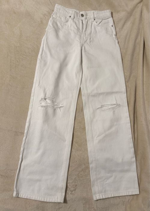 Jeansy białe nowe