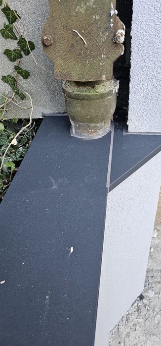 Domki jednorodzinne Klejenie styropianu, Tynk mozaikowy .