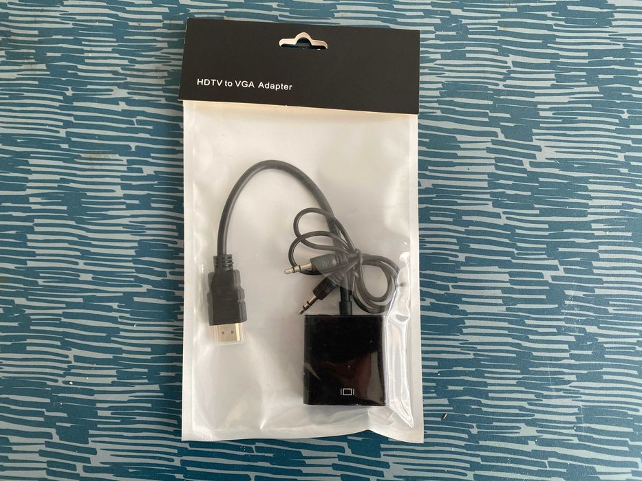 Conversor Adaptador Hdmi para Vga com Áudio