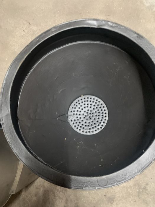 Funil de chapa restaurada