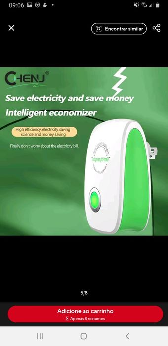 Redutor de consumo na eletricidade