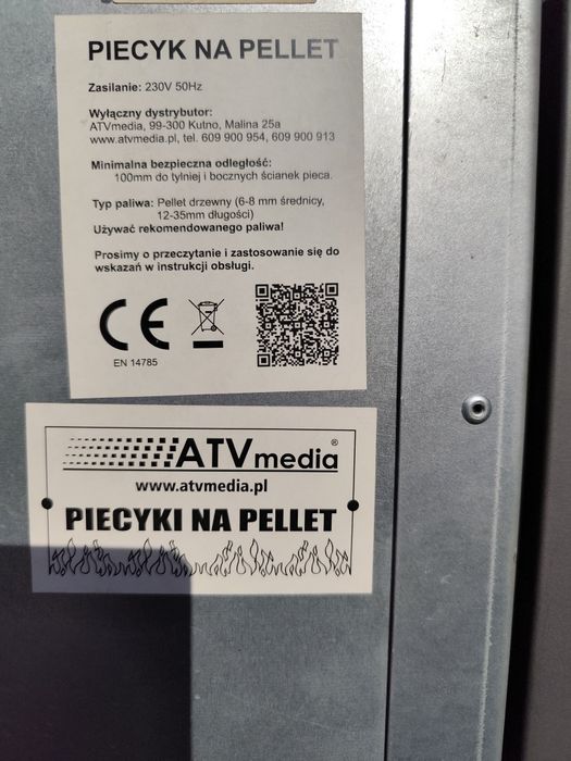 Transport porządny piec koza na pellet z termostatem 3-9kw