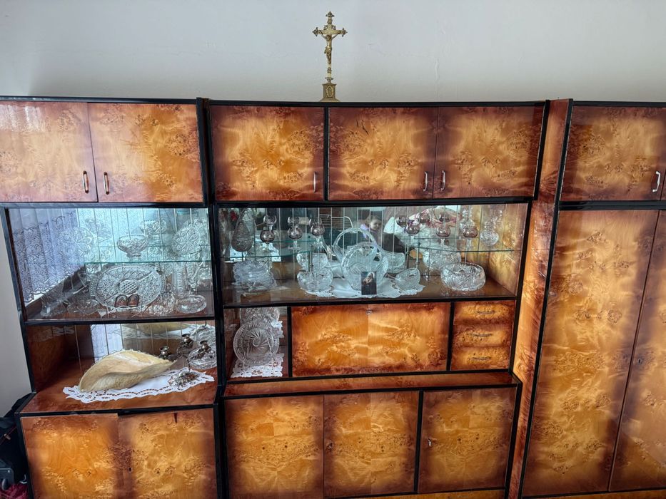 Meble Swarzędz, wysoki połysk. Lata 70-80