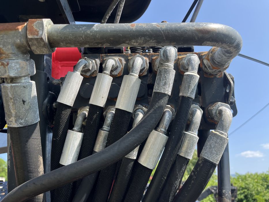 Кран маніпулятор Palfinger Epsilon 165z грейфер     Loglift Hiab