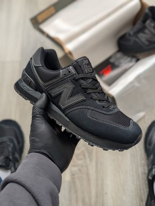 Чоловічі кросівки New Balance 574 Black 41-45р