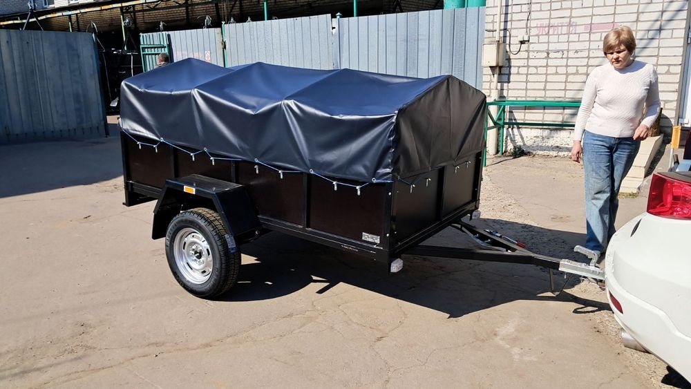 Тенты на прицепы ПВХ, евро , с рюкзак ткани