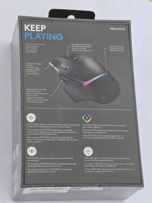 Rato Logitech G 502 X Plus
