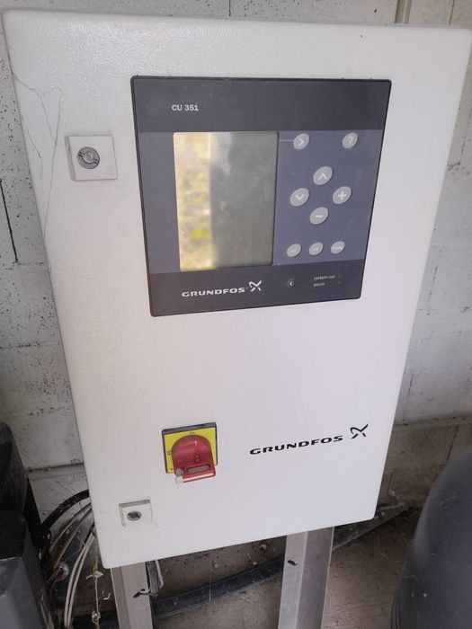 Bombas Grundfos de alta pressao automatizadas