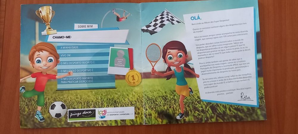 Caderneta COMPLETA Super Desportos Pingo Doce