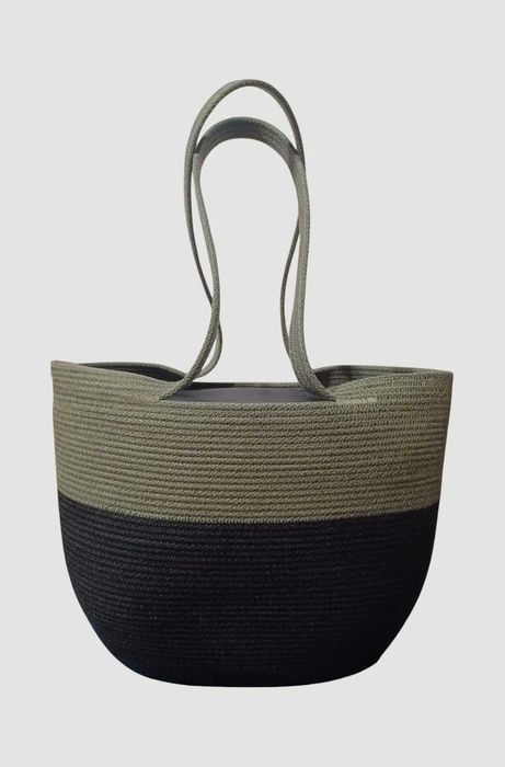 Ręcznie robiona torebka ze sznurka – boho, eco, nowa