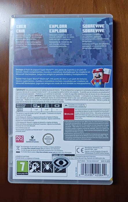 Minecraft Nintendo Switch