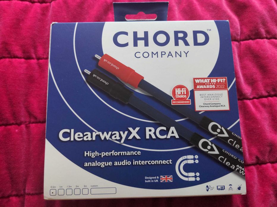 Cabos RCA Chord ClearwayX