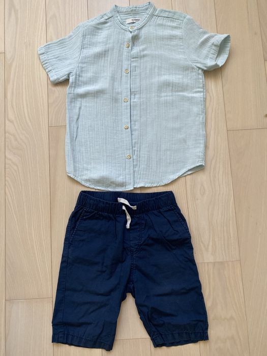 Сорочка з коротким рукавом Waikiki 122-128 + шорти H&M 128