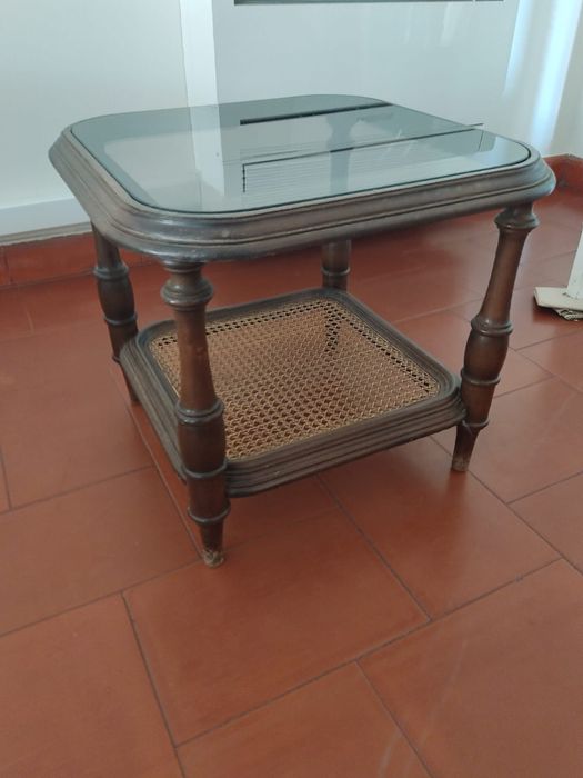 Wooden and Glass Coffee Table / Side Table64739069438595120
