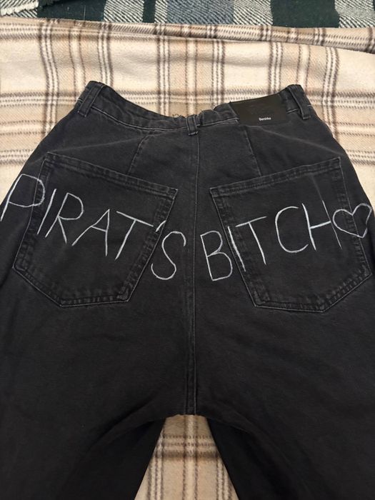 Джинсы Bershka кастомные