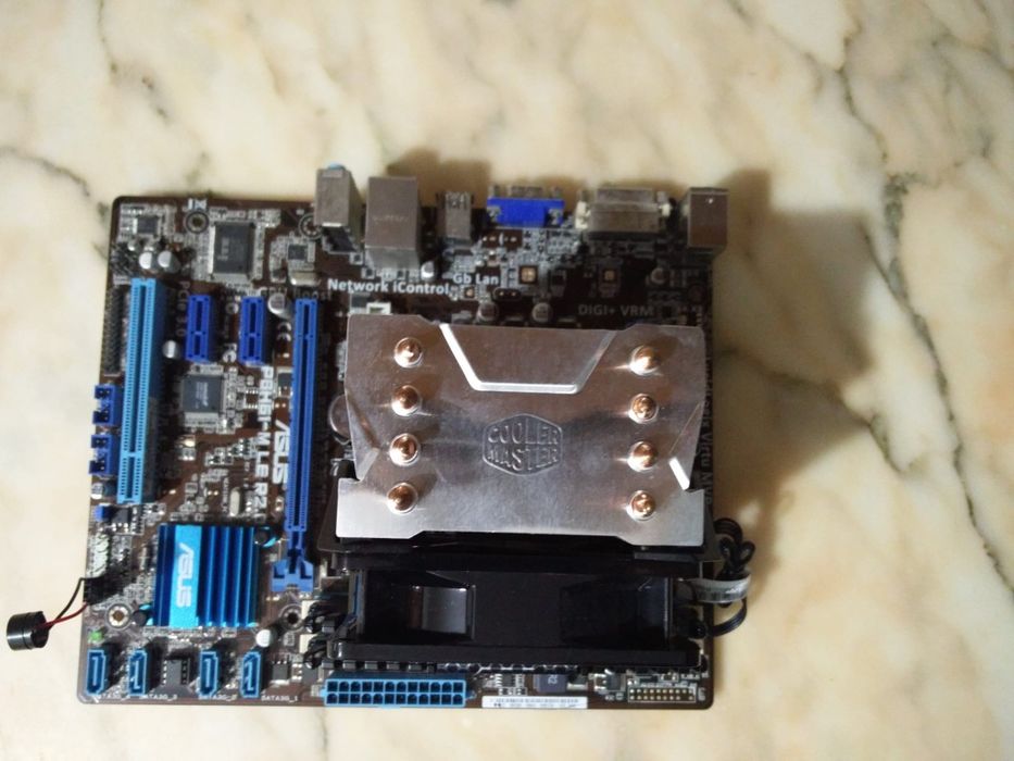 Memória RAM, motherboard, processor e cooler
