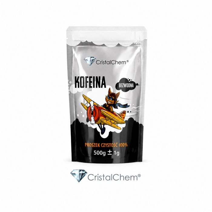Kofeina Bezwodna 500g CSPC # Puder Proszek # Czysta 100%
