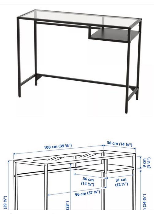 Biurko/stolik Ikea vittsjo