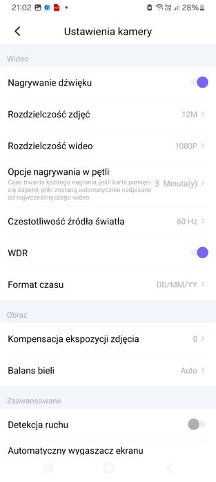 Kamerka videorejestrator wifi wideorejestrator